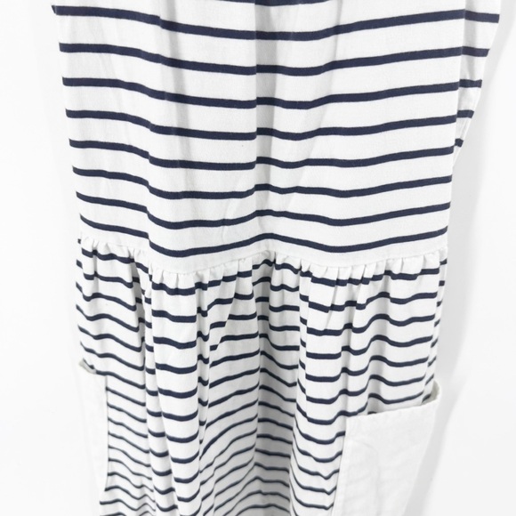 ✅ HANNA ANDERSSON TANK DRESS BLACK/WHITE WITH POCKETS SIZE 130 (8) - Picture 7 of 8